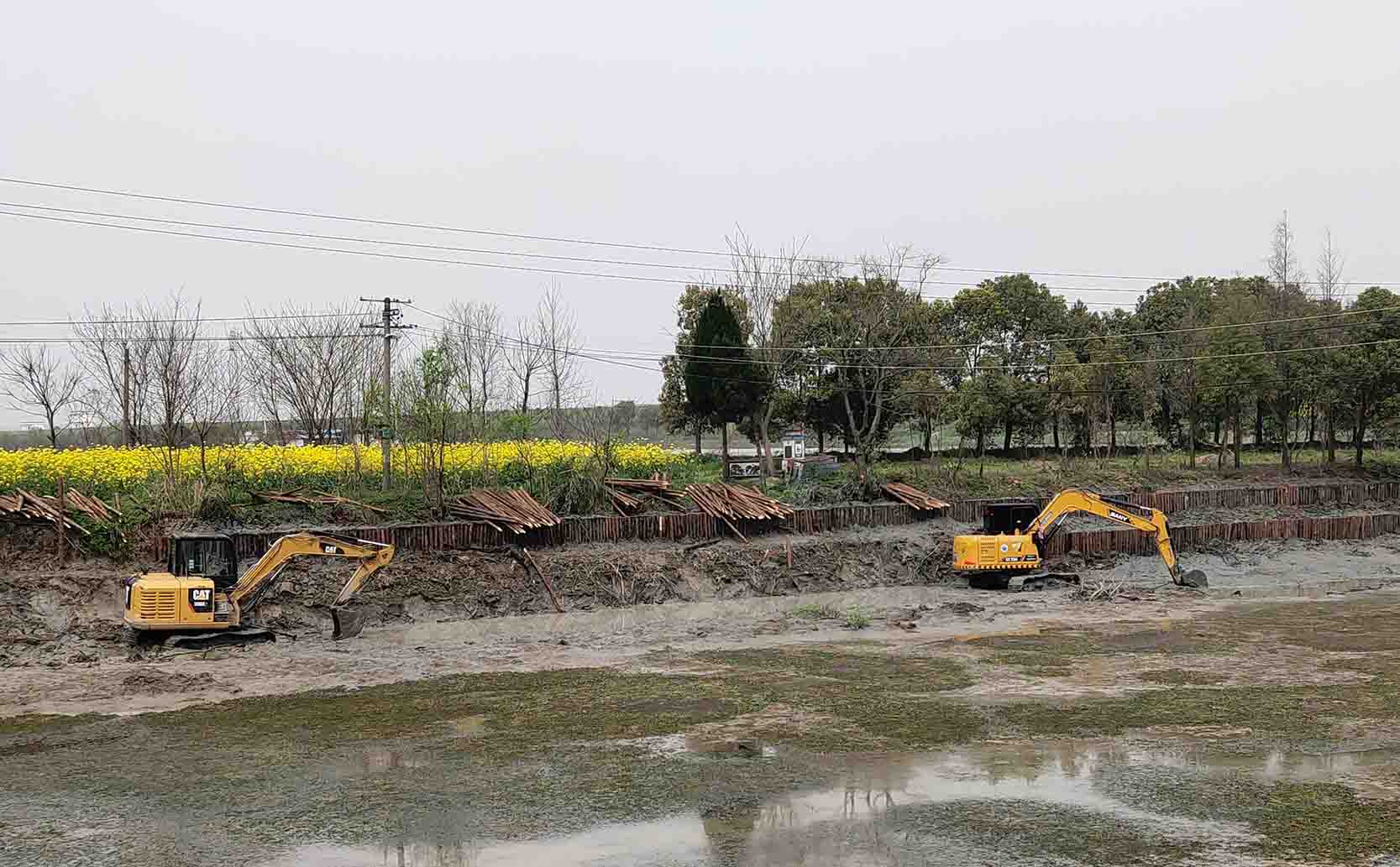 山东镜湖区方村街道斗村水系综合治理项目